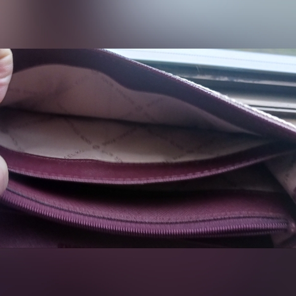 Michael Kors Jet Set Saffiano Leather Luggage Wallet Chain Crossbody Bag - Picture 7 of 11